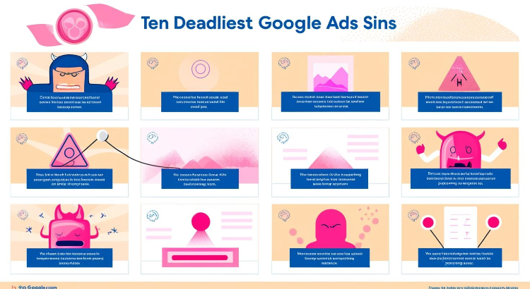 Die 10 tödlichsten Google Ads-Sünden (und wie Sie sie umgehen)