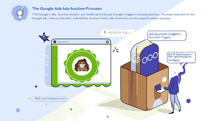 „Wie funktioniert die Google Ads-Auktion, und wie kann ich meine Gebote optimieren?“